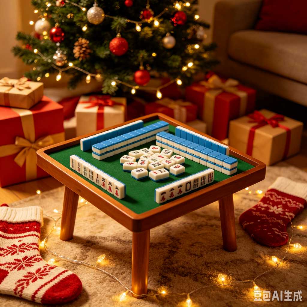 artistic mahjong tiles set